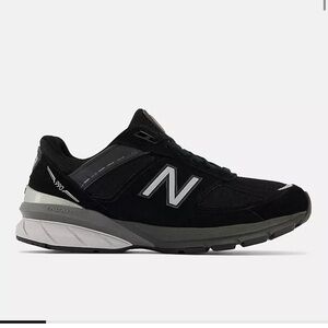 New Balance MADE IN USA 990v5 Core Sneakers, Black/Gray, Women's US 7